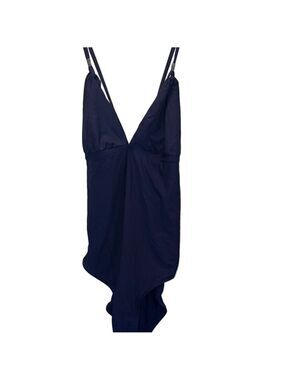 Helen Jon Deep Navy V-Neck Swimsuit